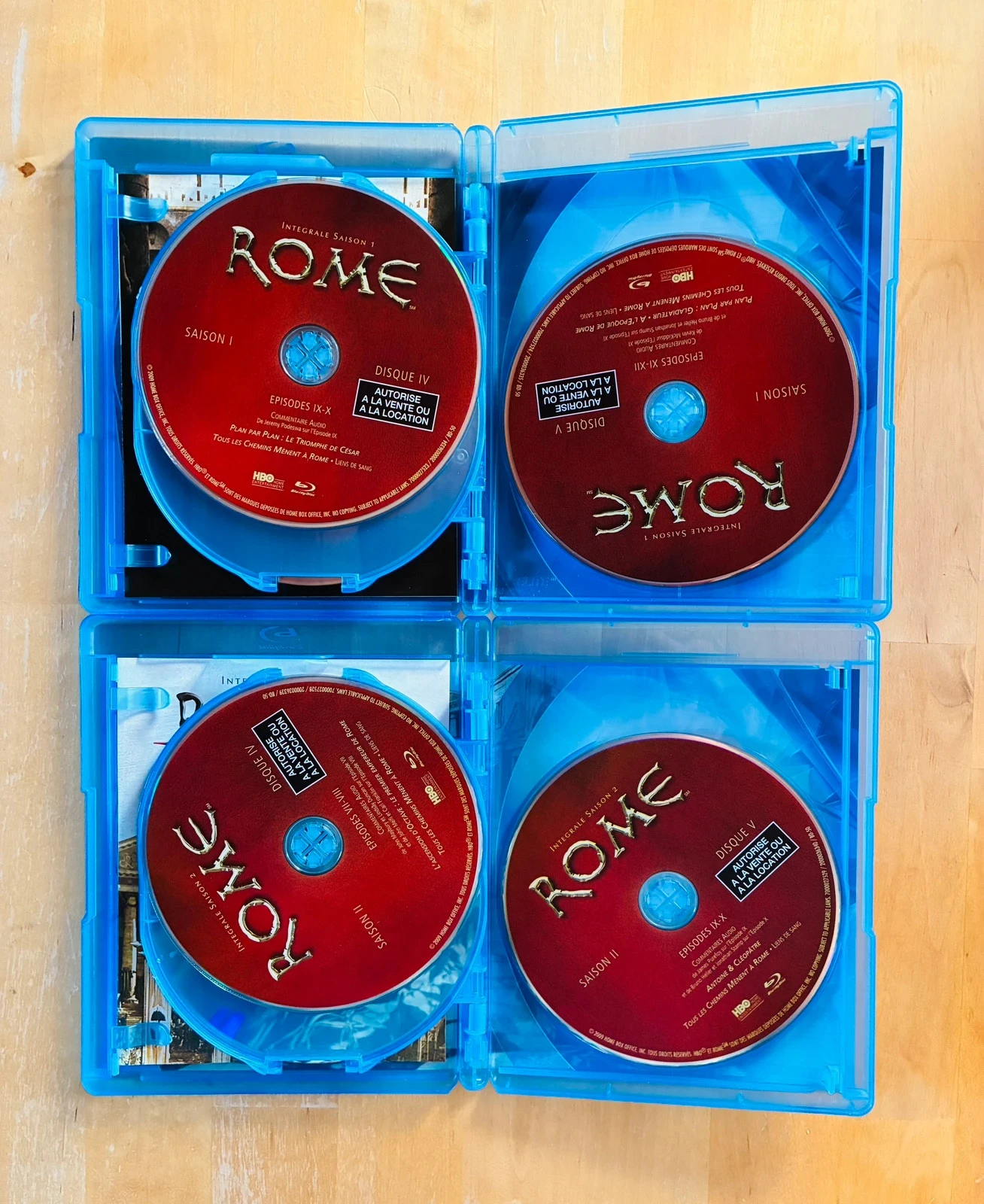Caja completa de Blu-ray de la serie Rome. – photo 7